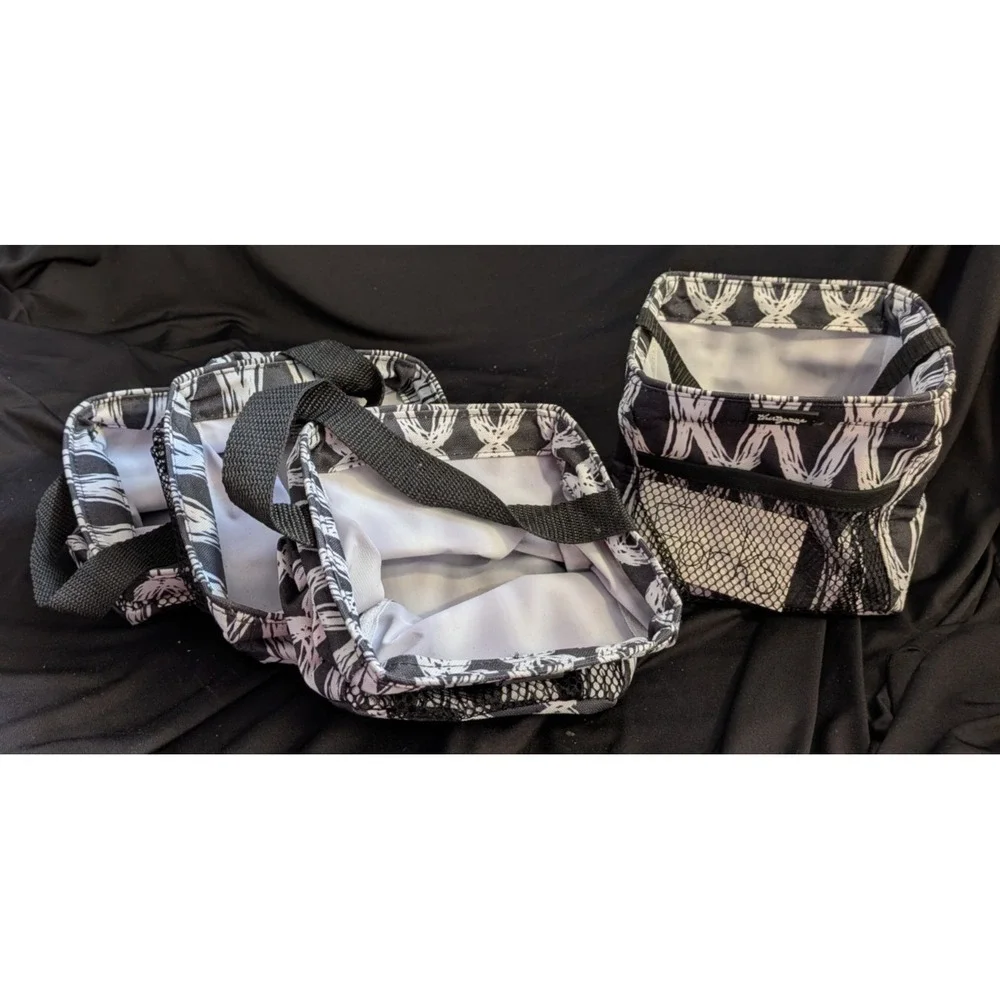 Set of 4 - Thirty-One Storage Bin Tote Collapsible space saving storage